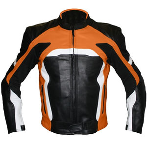 Venta al por mayor de alta calidad de cuero de vaca chaqueta de Moto/chaqueta de protección de motociclista - Product Image 4
