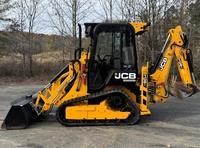 Chargeuse-pelleteuse sur chenilles JCB 1CXT homologuée EPA CE avec vérin hydraulique Eaton, moteur, pompe, boîte de vitesses et PLC