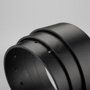Ceinture classique en cuir véritable lisse pour homme, ceinture de costume formelle, ceinture de luxe en cuir de vachette de designer - Product Image 5