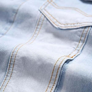 แจ็กเก็ตผ้าแคนวาสสำหรับผู้ชายน้ำหนักเบาออกแบบได้ตามต้องการสำหรับฤดูหนาวคอตั้งแบบลำลองกันลมและกันน้ำ - Product Image 6