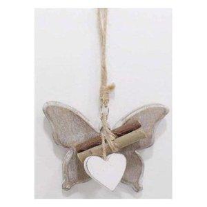 Assortiment d'art 39 pour la décoration murale Amicasa, pendentif cœur, papillon et fleur (1 pièce) - Product Image 2