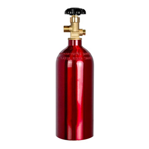 Cilindro de CO2 de 2.5 lb (4 kg), botella de gas de aluminio TPED EN ISO 7866 para uso en dispensación de cerveza. - Product Image 5