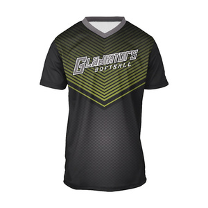 OEM Custom Sublimation Pattern <b>Baseball</b> & Softball Jersey Plus Size Breathable Sportswear for Men Plain Blank Wholesale - Product Image 1