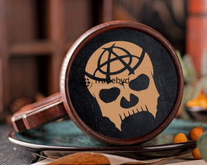 Premium Wide Wooden Mug <b>for</b> Daily Use Sustainable Wood Crafted <b>for</b> Tea and Coffee by Tradebyd - Product Image 3