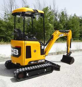 Mini-excavatrice JCB 18Z-1 de 1,8 tonne à rotation zéro, hydraulique diesel, compacte, pour travaux de construction - Product Image 3