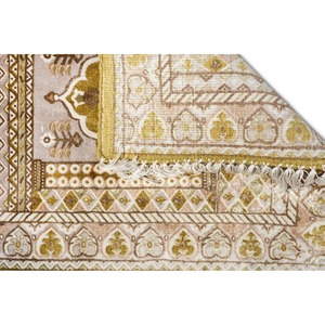 Alfombra de Oración Islámica Moderna Hecha a Mano en India, Ligera, Plegable, Lavable, Material de Viscosa Premium para Uso en el Hogar, Mejor Precio - Product Image 2