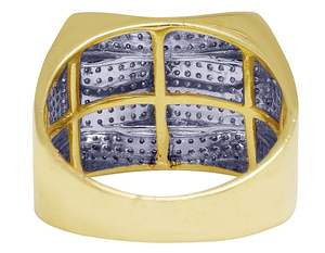 S925 Sterling <b>Silver</b> Moissanite Round Diamond Bling Hip Hop Jewelry <b>Ring</b> Collection For <b>Men</b> for Engagement Gift Party - Product Image 6