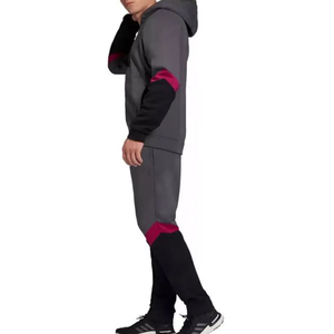 Survêtements décontractés à capuche pour hommes, 100% coton, prix bas, vente en gros directe d'usine, vêtements de sport, jogging, ensemble deux pièces, haute qualité - Product Image 2