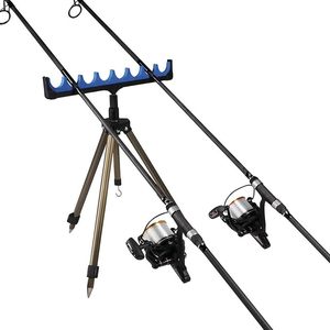 Varilla de alta calidad, trípode europeo ajustable telescópico de acero inoxidable, accesorios de pesca, varilla <span class=keywords><strong>Pod</strong></span> Carpe - Product Image 4