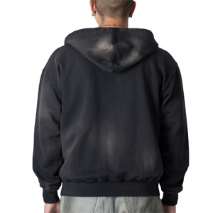 เสื้อฮู้ดซิปสีจางใส่สบายคุณภาพสูงเหมาะสำหรับชุดลำลองและกิจกรรมกลางแจ้ง - Product Image 4