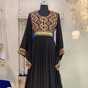 Kaftan takchita islámico de diseñador negro - Product Image 1