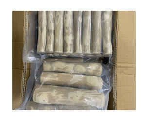 CAFÉ MADERA PERRO MASTICAR JUGUETE CON CUERDA Y SIN CUERDA CAFÉ DE MADERA MASCOTA JUGUETE SEGURO PERRO MASTICAR PALO CAFÉ MADERA MASTICAR HUESOS JUGUETES - Product Image 1