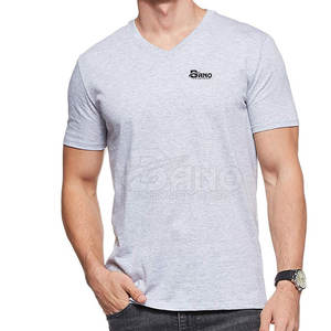 Meilleure vente T-shirt à col rond pour hommes de haute qualité sur mesure haut tricoté en coton/fibre de bambou motif solide couleur unie bon prix - Product Image 6