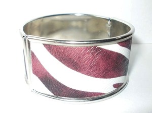 Brazalete de cebra de cobre Joyería de latón elegante - Product Image 2