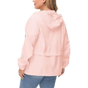 Chaquetas Cortavientos Deportivas para Mujer, Chaqueta Cortavientos Ligera de Otoño con Logotipo Personalizado, Chaqueta de Nailon de Secado Rápido 2025 - Product Image 4