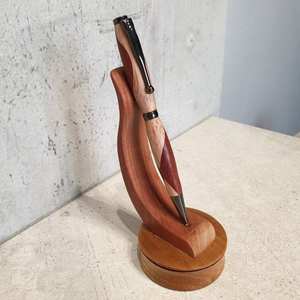 Ci-dessous fait à la main en bambou de haute qualité cadeau de luxe stylo ensemble personnaliser gravé Logo stylo en bois avec boîte en bois - Product Image 3