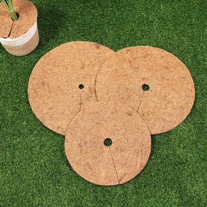 Gros anneau d'arbre en fibre de cocotier pour la couverture végétale protection des racines contrôle des mauvaises herbes jardin anneaux de paillis en fibre de noix de coco - Product Image 4