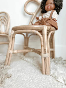 Venta caliente Silla de ratán hecha a mano Lindas sillas de lazo de mimbre de ratán natural para niños de Vietnam - Product Image 3