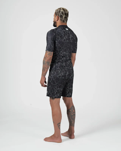Edge Force Sportswear 2025 100% Polyester UPF50+ Short Sleeves Anti-UV Eco-Friendly Quick Dry <b>Compression</b> MMA Rashguard - Product Image 6