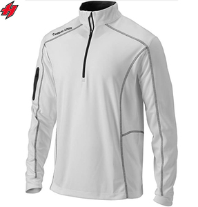 Chemises de golf personnalisées de haute qualité respirant confortable extensible dans les quatre sens Deluxe séchage rapide pour polos toile solide - Product Image 6