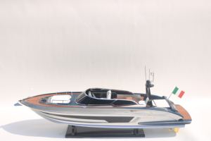 Barco de Velocidad Modelo Rivale 56, Barco Náutico de Madera Pintado a Mano, Diseño Europeo Personalizado, Decoración del Hogar - Product Image 2