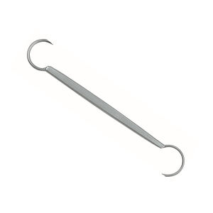 Passeur de fil professionnel Double extrémité orthopédique vétérinaire en acier inoxydable chirurgie guideur de poignée en acier 3 mm - Product Image 2