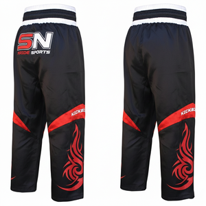 Pantalon de jogging Muay Thai en satin personnalisable, le plus vendu, écologique, séchage rapide, respirant, grandes tailles, effet délavé - Product Image 4