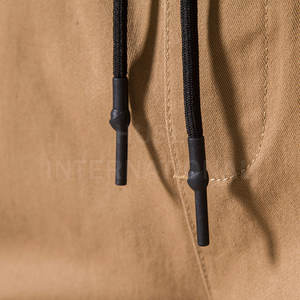 กางเกงแฟชั่นหลายกระเป๋าสีทึบแบบลำลองระบายอากาศได้ดี - Product Image 4