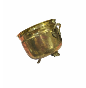 Metal Round Planter for Home Decor Flower Pot for <b>Bedside</b> Metal Planter for Office Iron Planter for Garden - Product Image 2