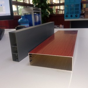 โปรไฟล์ท่อสี่เหลี่ยมเคลือบด้วยไม้และผงอะลูมิเนียมผลิตในเวียดนาม - Product Image 4