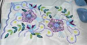 Tissu en dentelle brodée florale 3D de haute qualité, motif diamant élégant et luxueux pour embellir les vêtements, les tenues et les fêtes - Product Image 3