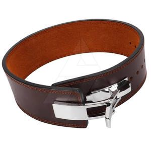 Vente en gros Nouvel arrivage unisexe en cuir de vachette ceinture d'entraînement fitness logo personnalisable levier d'haltérophilie à bas prix - Product Image 5