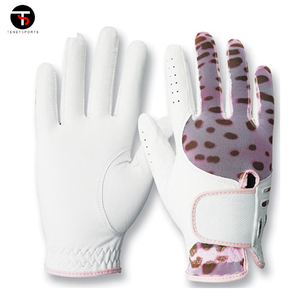 Best Quality Compression-Fit Synthetic Colored Golf <b>Gloves</b> <b>Men</b> Wholesale Customized Logo Printed Genuine Leather Left Hand Use - Product Image 4