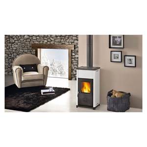 Estufa de Leña TEA .16 Blanca de 5 Estrellas, Modelo 3004831, 7kW - Product Image 2