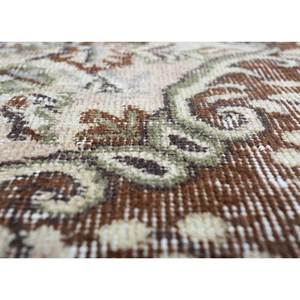 พรมขนสัตว์สีเบจและสีน้ำตาลสไตล์วินเทจ ทอมือลายเมดัลเลียนคลาสสิกทรงสี่เหลี่ยมผืนผ้า สำหรับห้องนั่งเล่นวัยรุ่น รุ่น Pae-3318 ผลิตจากวัสดุรีไซเคิล - Product Image 3