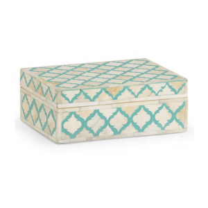 กระดูกฝังเครื่องประดับกล่องบรรจุภัณฑ์ร้อนขายเป็นมิตรกับสิ่งแวดล้อมกระดูกฝังออกแบบเครื่องประดับและกล่องเก็บอินเดียมือทำผลิตภัณฑ์ - Product Image 1