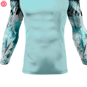 Protector de sarpullido personalizado de manga larga, protector de sarpullido elástico para Fitness, ropa informal de secado rápido - Product Image 4