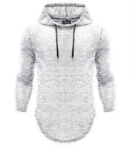เสื้อสเวตเตอร์มีฮู้ดแบบสวมหัวสำหรับผู้ชายผ้าฝ้ายผสมขนาดยุโรปและอเมริกา - Product Image 2