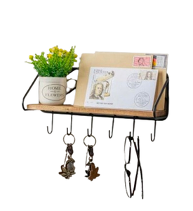 Porte-clés mural en forme de guitare Porte-clés décoratif mural pour maison et chambre d'hôtel Crochets en métal de haute qualité - Product Image 6