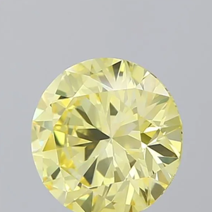 พลอยสังเคราะห์1.5กะรัต Def HPHT Lab สีเหลืองเพชร CVD VS หัวใจตัด7.42มม. พร้อมใบรับรอง IGI - Product Image 3