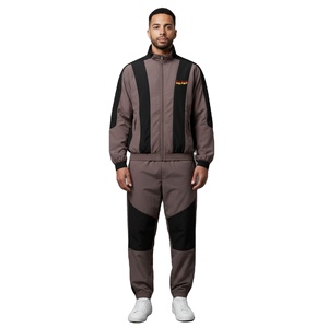 2026 High Quality Men Windbreaker <b>Tracksuit</b> Outdoor Sportswear Breathable Workout Jacket Matching Jogger Pants Fitness Running - Product Image 1