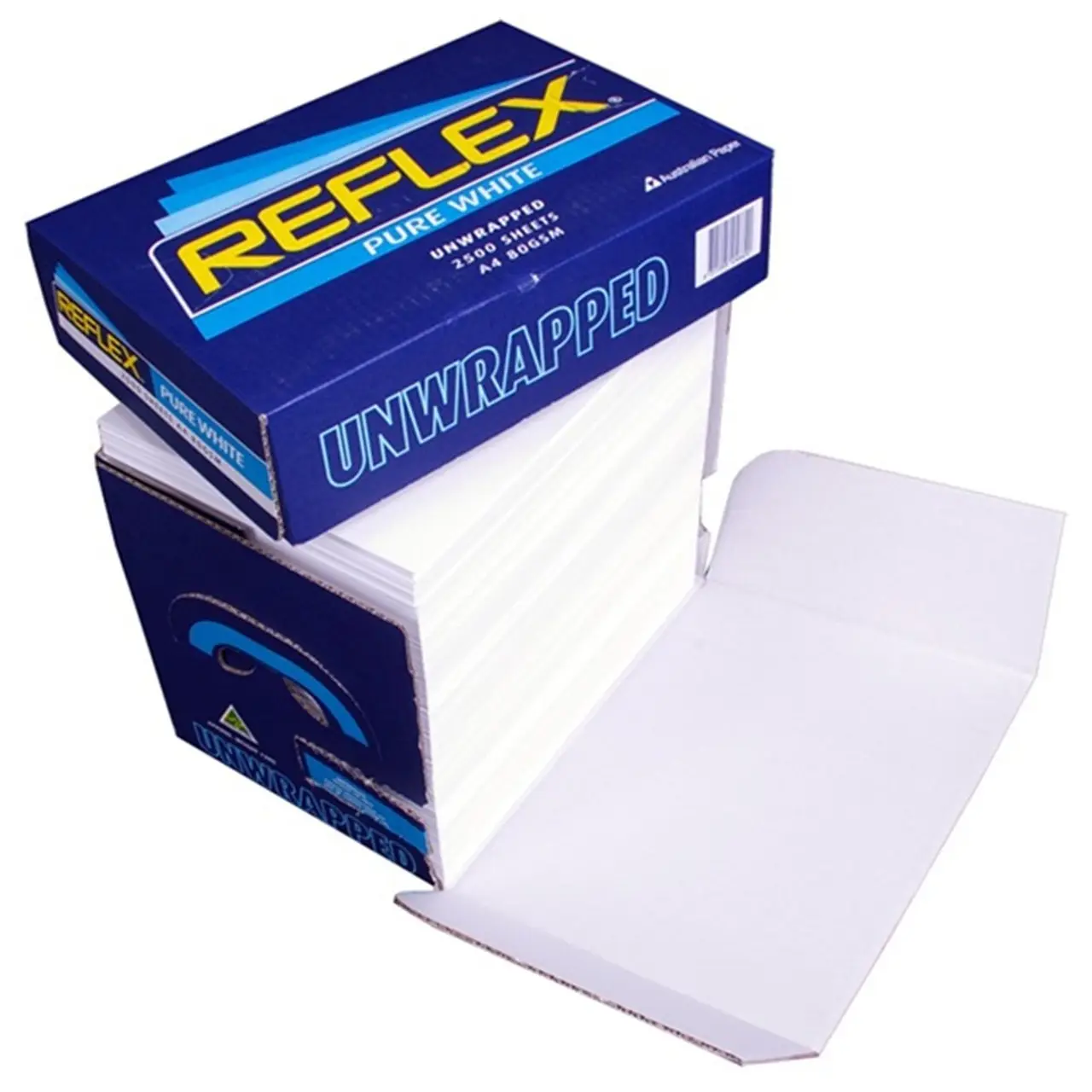 100% GECOCHT REFLEX A4-COPIPEPAPER 80 gsm/75 gsm/70 gsm/REFLEX ultraweißes A4-Papier 500 Blatt direkt vom Vertriebspartner im Großhandel