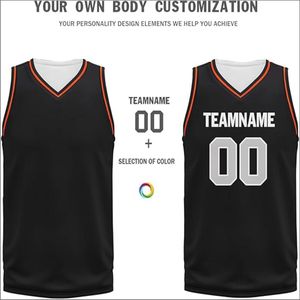 Camiseta de baloncesto reversible personalizable de 100% poliéster para hombre, conjunto de uniforme de entrenamiento transpirable barato personalizado - Product Image 5