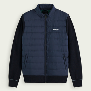 Veste matelassée de golf sport personnalisée avec manches tricotées pour hommes pull matelassé veste matelassée d'extérieur veste d'hiver - Product Image 1