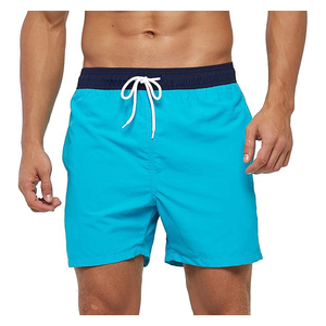 Customized <b>Men's</b> Summer Beach <b>Shorts</b> With Solid Pattern Lightweight 240 GSM High Quality With Pocket - Product Image 3