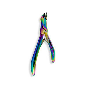 Pinzas profesionales para cutículas de acero inoxidable para dedos (apertura de mandíbula ancha portátil duradera de media mandíbula de 6mm) - Product Image 2