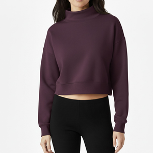 Suéter Personalizado para Mujer, Corte Regular, Estilo Delta Lambda Phi, Cuello Alto Simulado, 100% Algodón, Tejido Grueso, Informal, para Invierno - Product Image 2