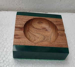 Estuche para Cigarros de Madera de Acacia y Resina, Ecológico, de Lujo, con Diseño de Logotipo Personalizado, Portátil, Duradero, Seguro, para Fiestas - Product Image 2