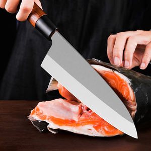 มีดสแตนเลสมีดญี่ปุ่นด้ามจับทำจากไม้แบบมืออาชีพ - Product Image 5