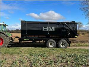 Remorque agricole de bonne qualité pas chère de 1 à 10 tonnes remorque montée sur tracteur remorque de ferme à benne basculante à vendre - Product Image 3